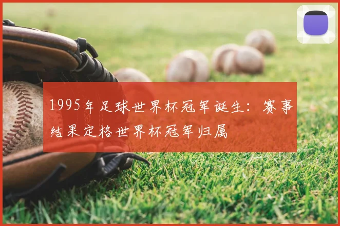 1995年足球世界杯冠军诞生:赛事结果定格世界杯冠军归属